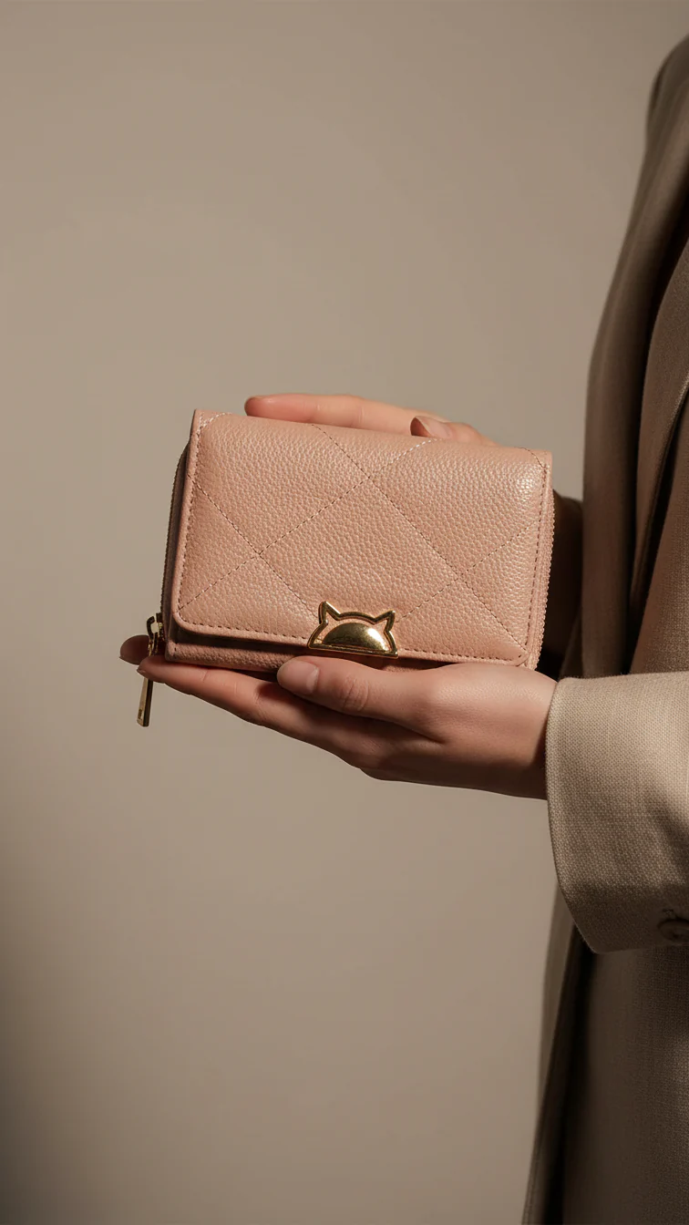 Pink Casual Wallet For Women P71124