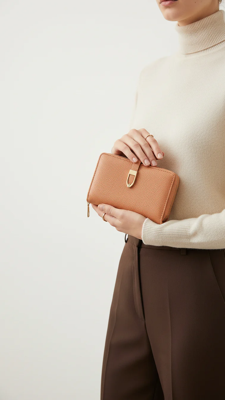 Pink Casual Wallet For Women P71125