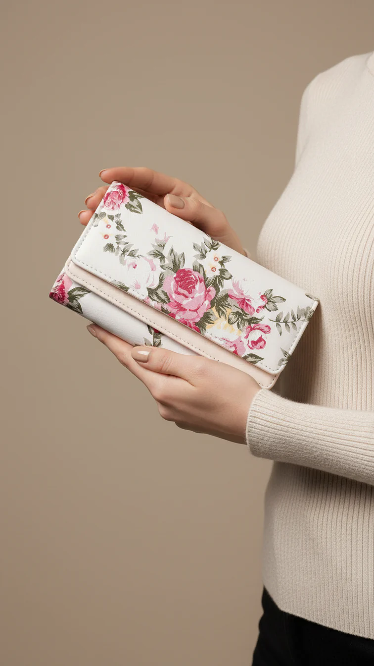 Pink Casual Wallet For Women P71141