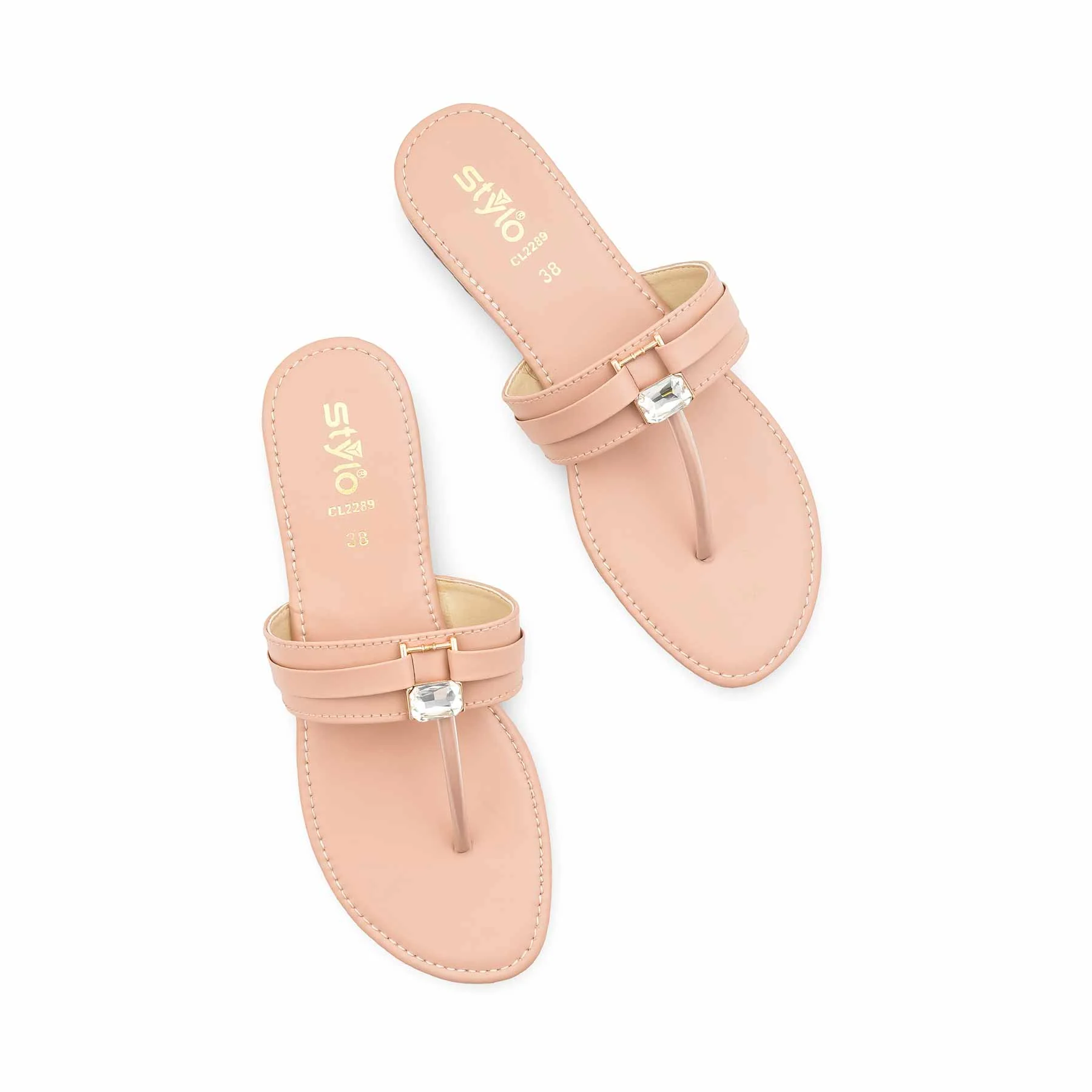Pink Casual Women Chappal CL2289 - Image 5
