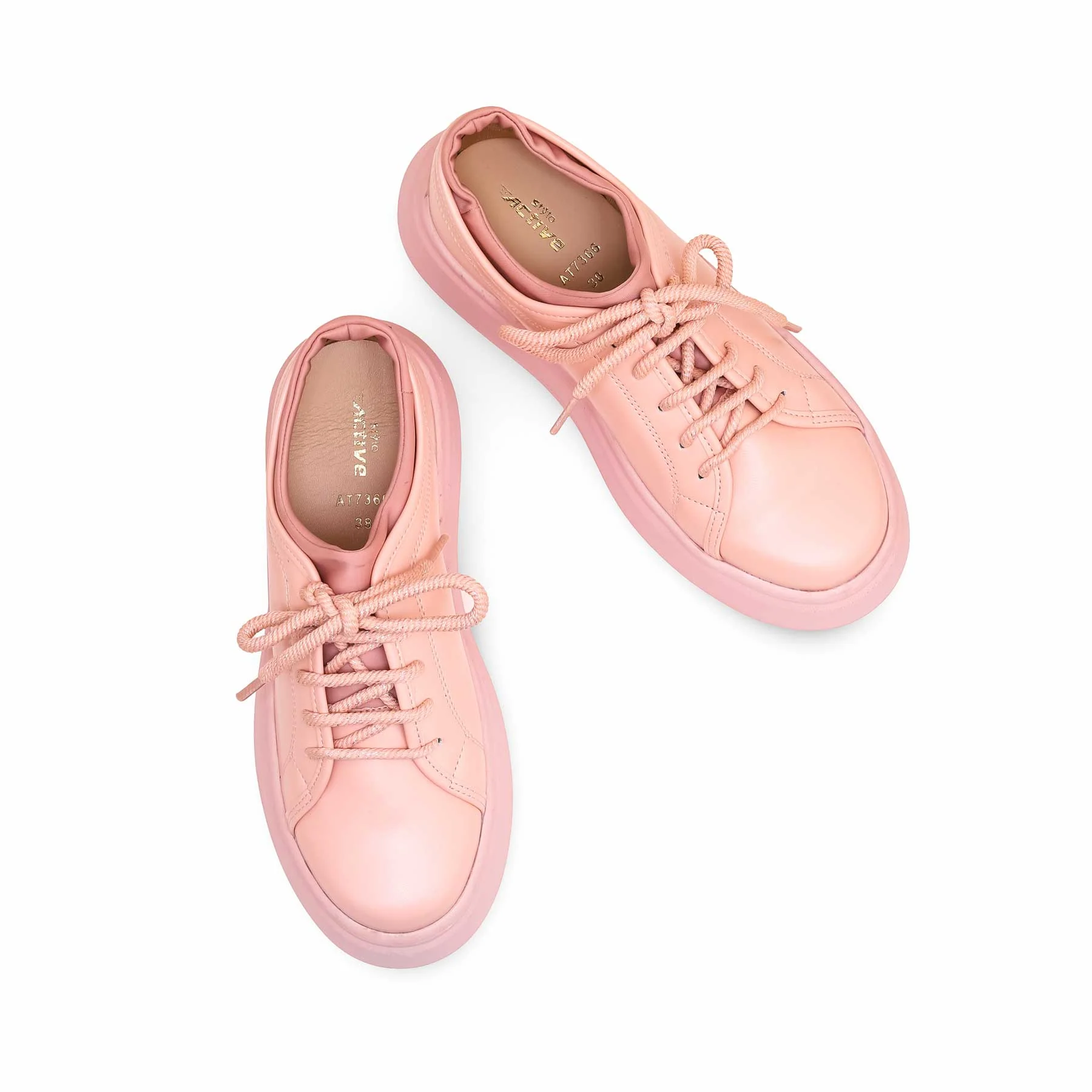 Pink Casual Women Sneaker AT7366 - Image 5