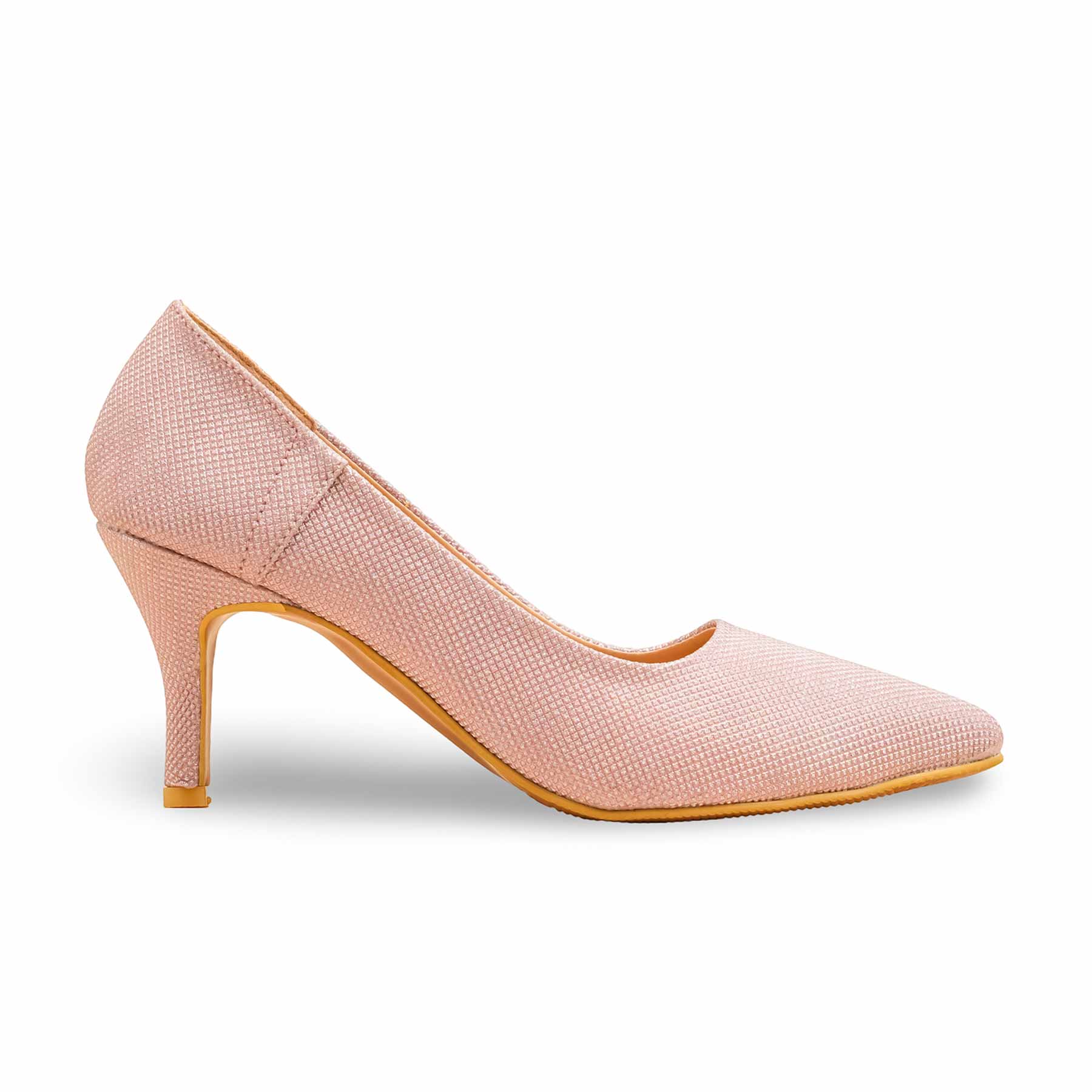 Pink Court Shoes For Ladies WN7538 - Image 2
