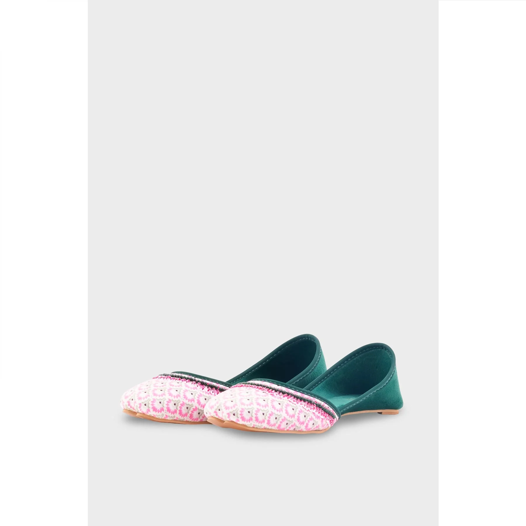 Pink Ethnic Khussa For Women EC8611 - Image 3