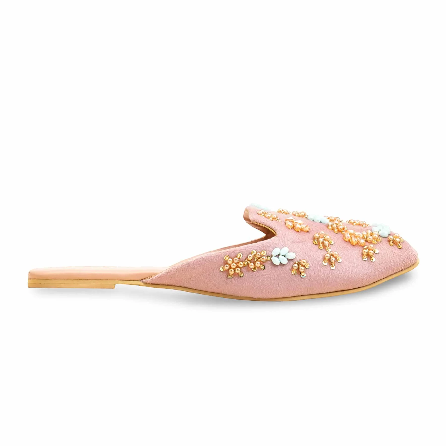 Pink Fancy Back Open Khussa EC8578 - Image 3