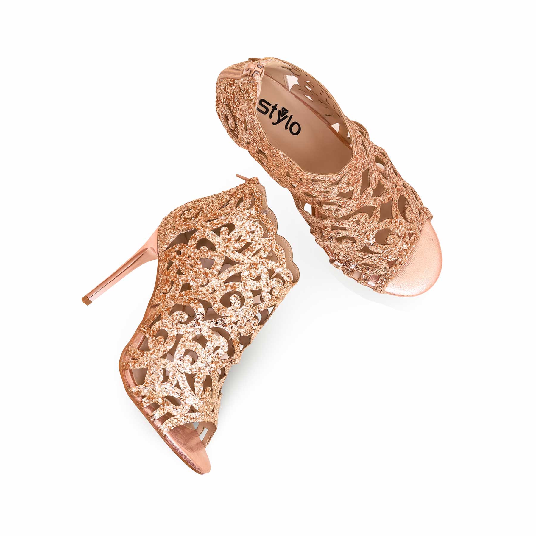 Pink Fancy Bridal Sandal FN5944 - Image 5