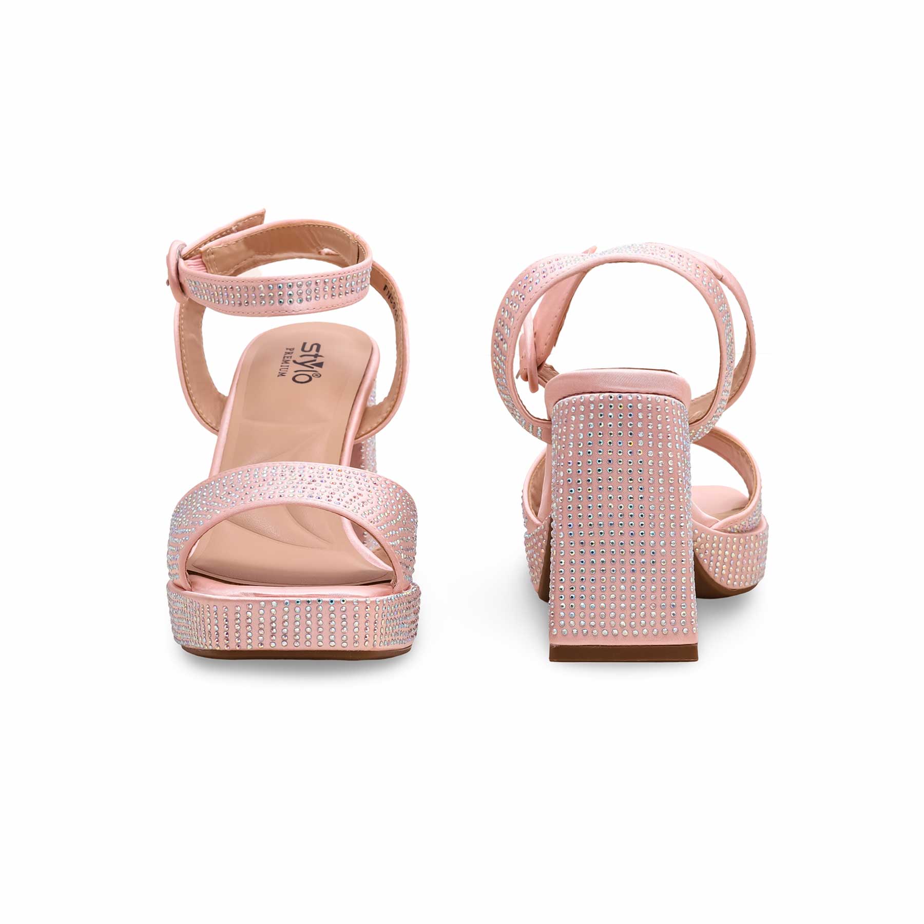 Pink Fancy Bridal Sandal FN5946 - Image 4