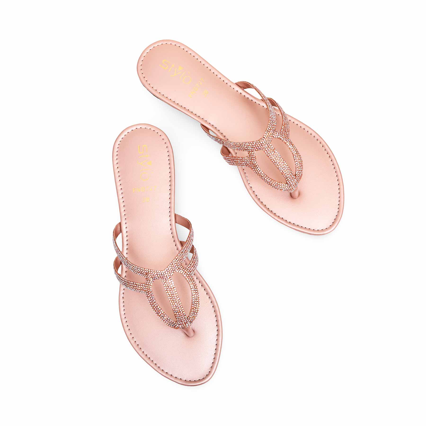 Pink Fancy Chappal FN0727 - Image 4