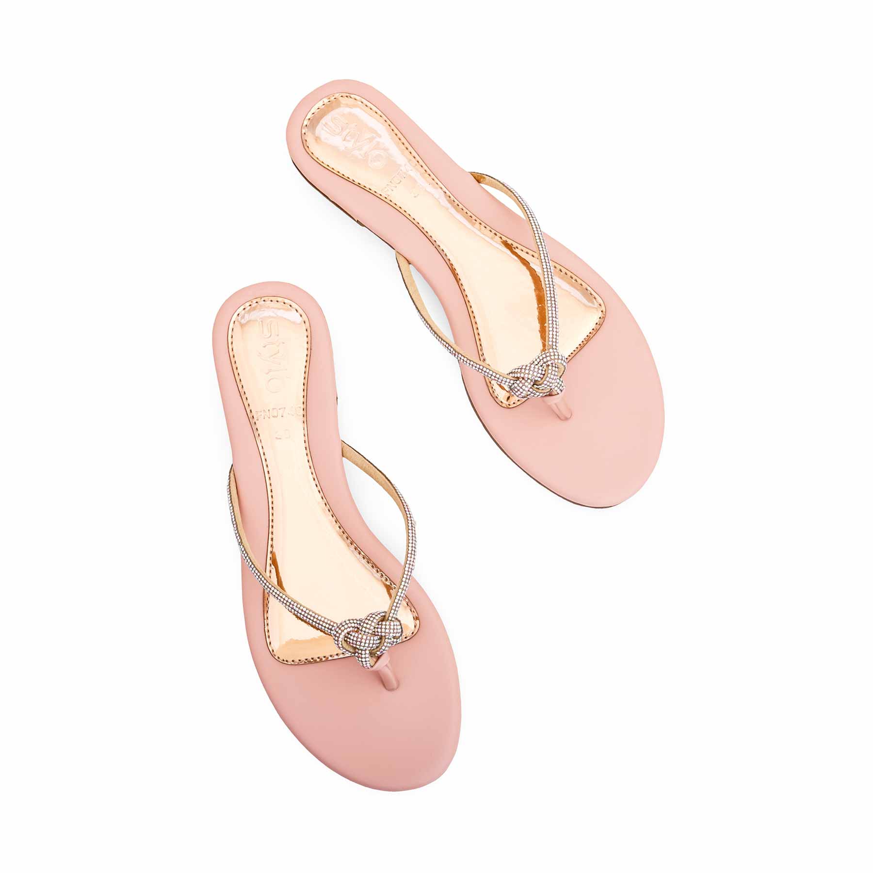 Pink Fancy Chappal FN0740 - Image 4