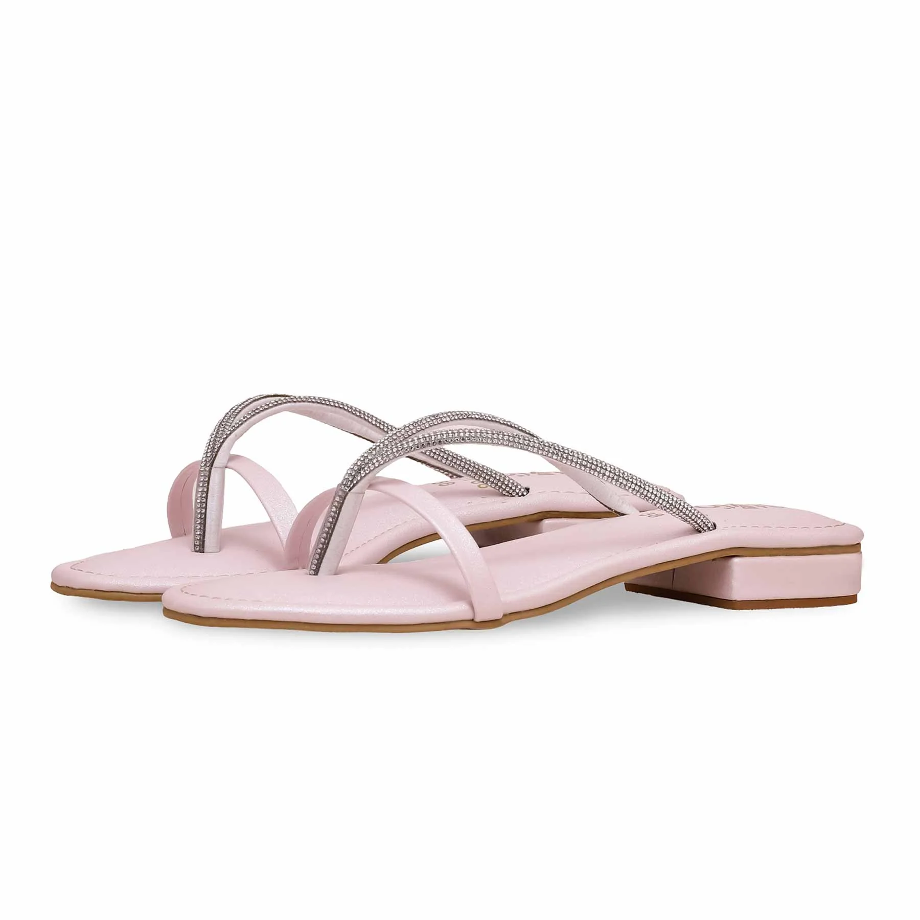 Pink Fancy Chappal FN0768 - Image 2