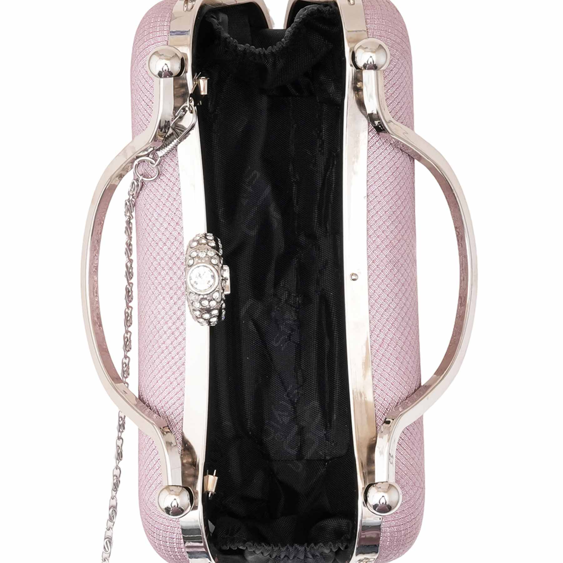 Pink Fancy Clutch For Ladies P15704 - Image 5