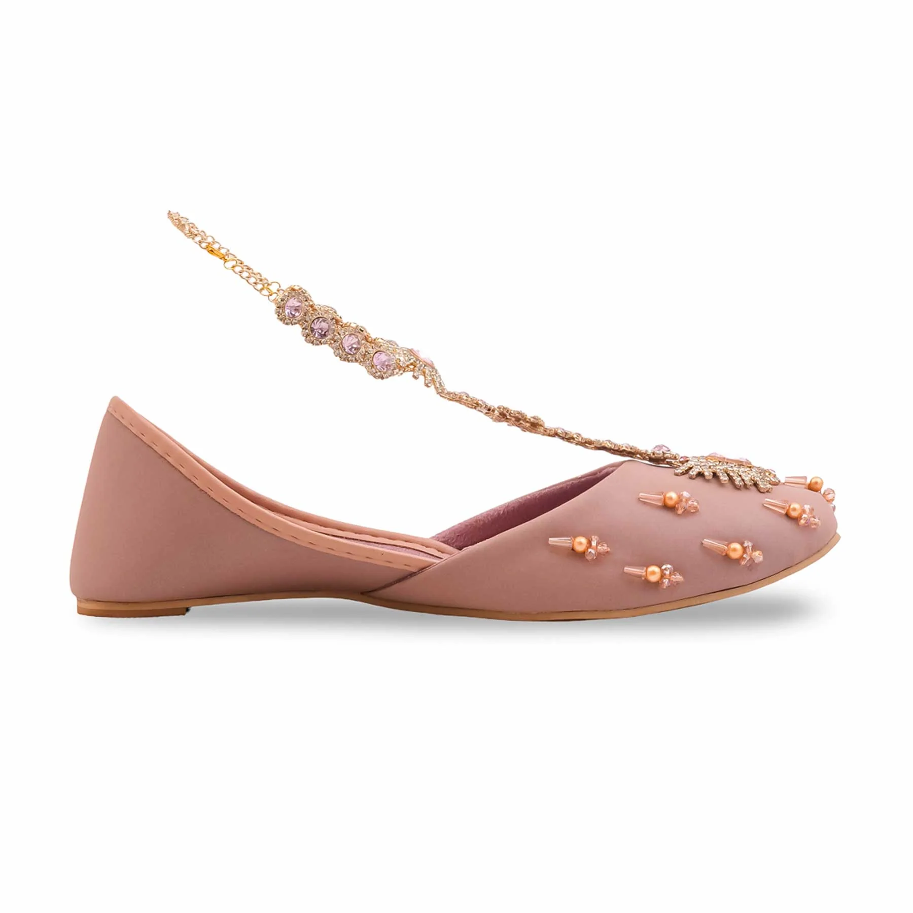 Pink Fancy Khussa For Ladies EC8599 - Image 2