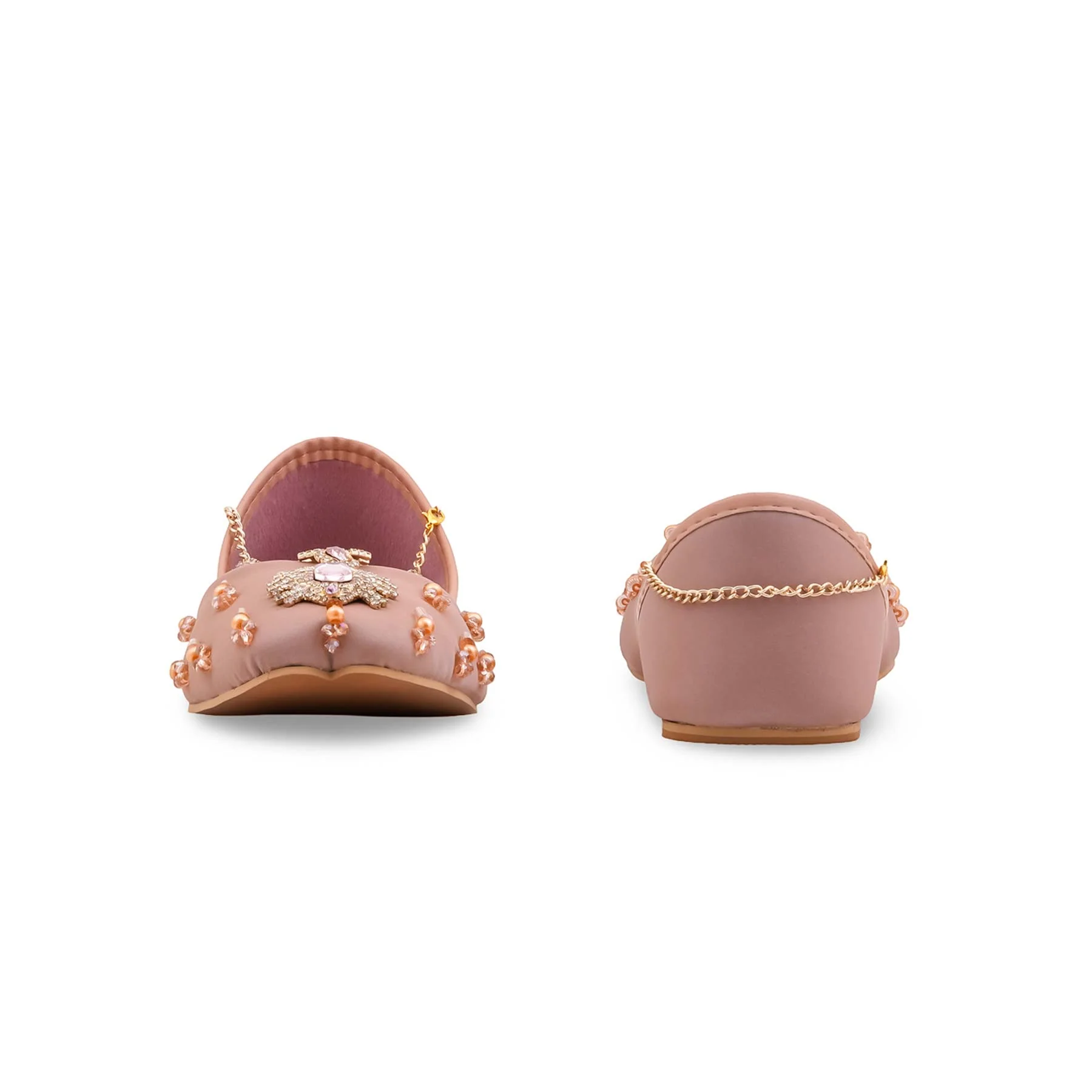 Pink Fancy Khussa For Ladies EC8599 - Image 4