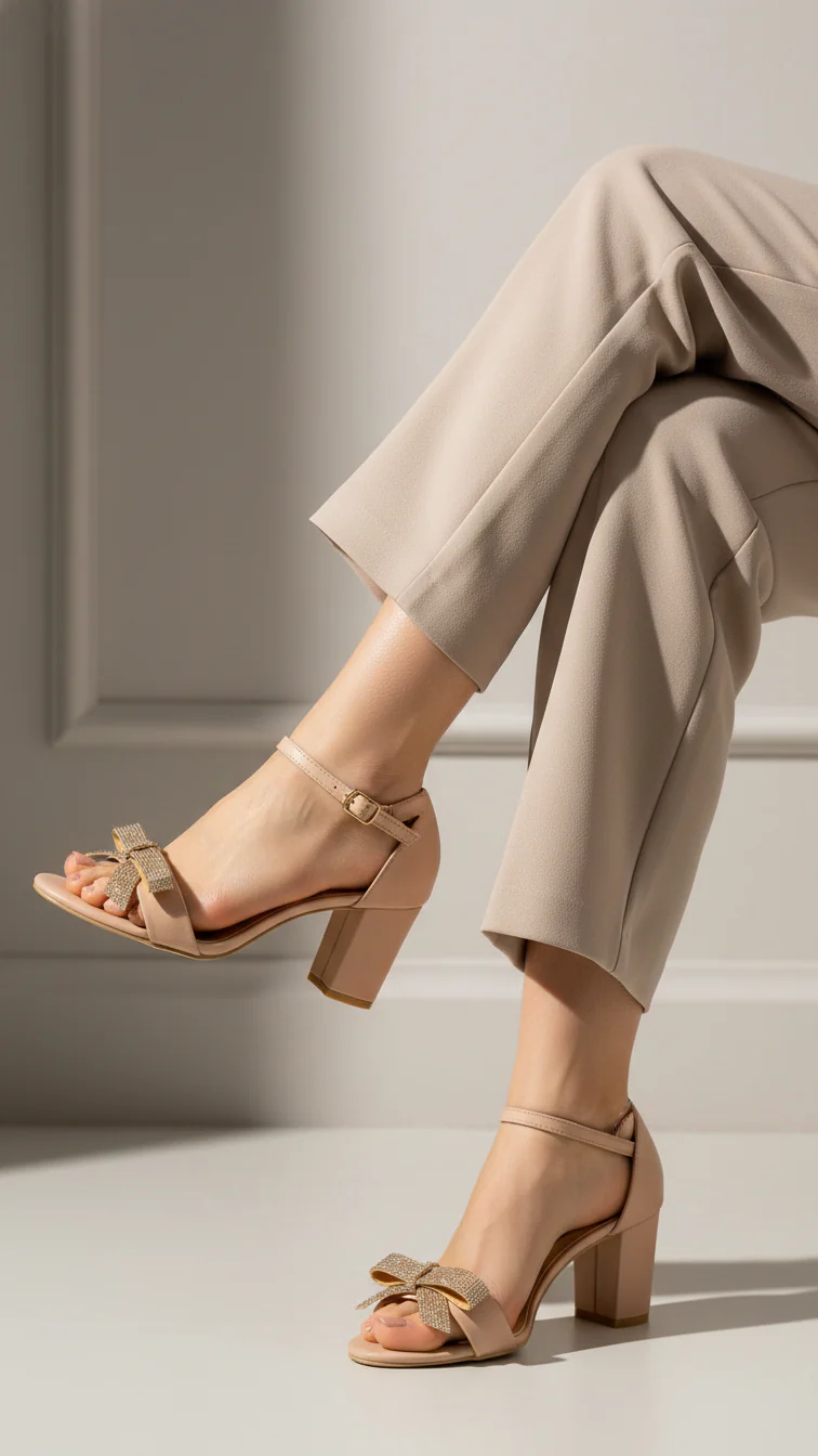 Pink Fancy Sandal For Ladies FN6072