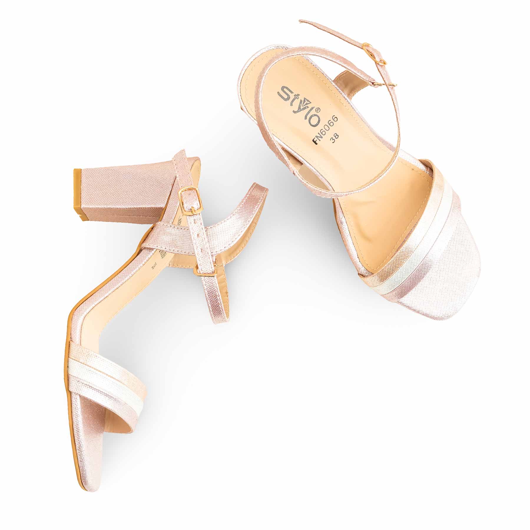 Pink Fancy Sandal For Women FN6066 - Image 5