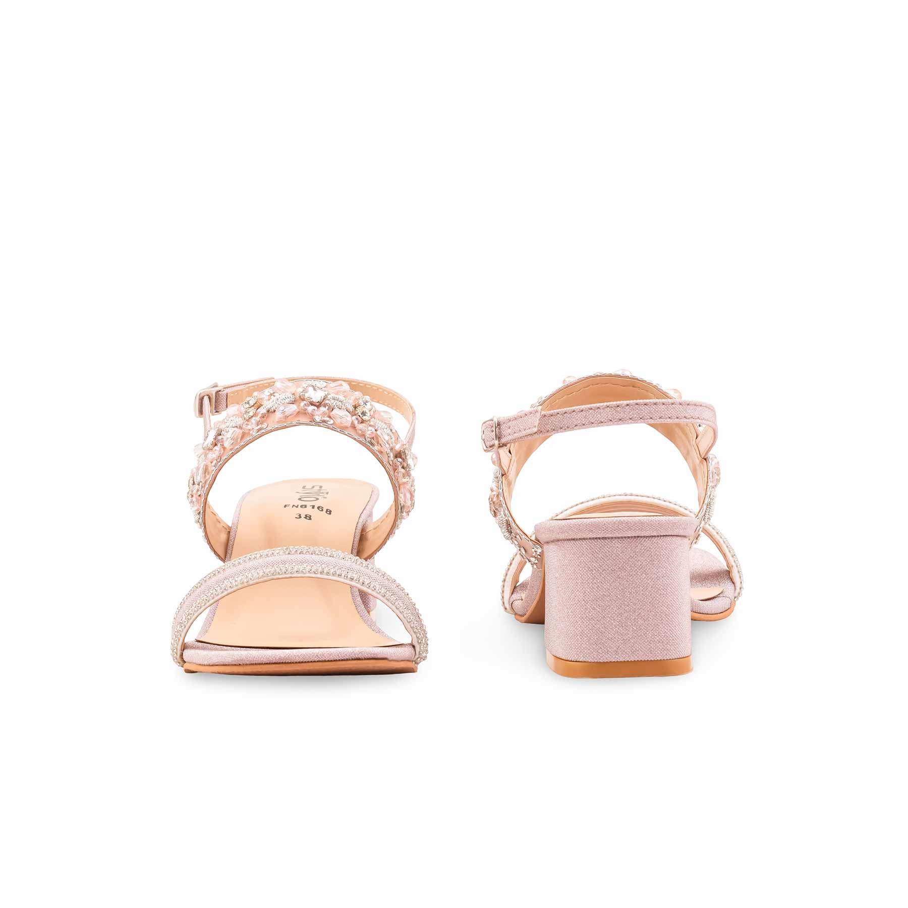 Pink Fancy Sandal For Women FN6168 - Image 4