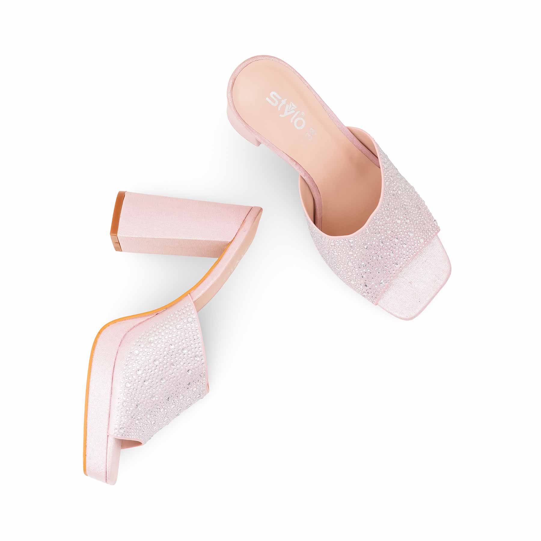 Pink Fancy Slipper For Women FN8023 - Image 5