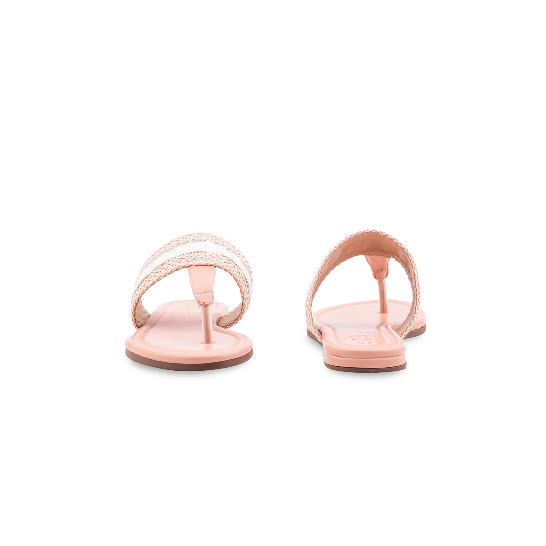 Pink Formal Chappal For Women FR0573 - Image 4