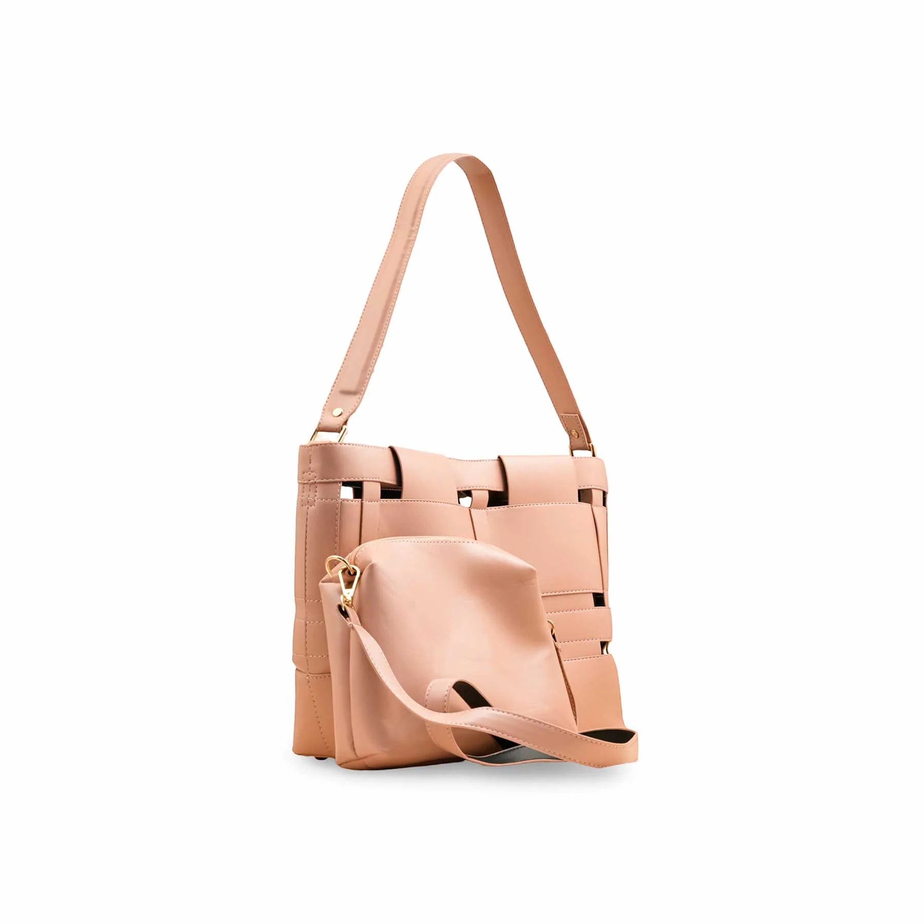 Pink Formal Hand Bag For Women P55803 - Image 3