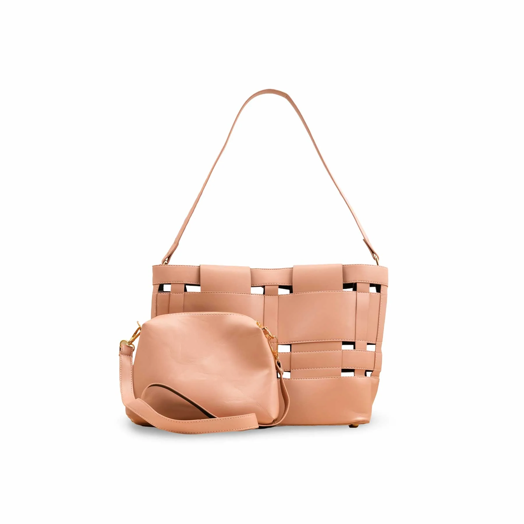 Pink Formal Hand Bag For Women P55803 - Image 4
