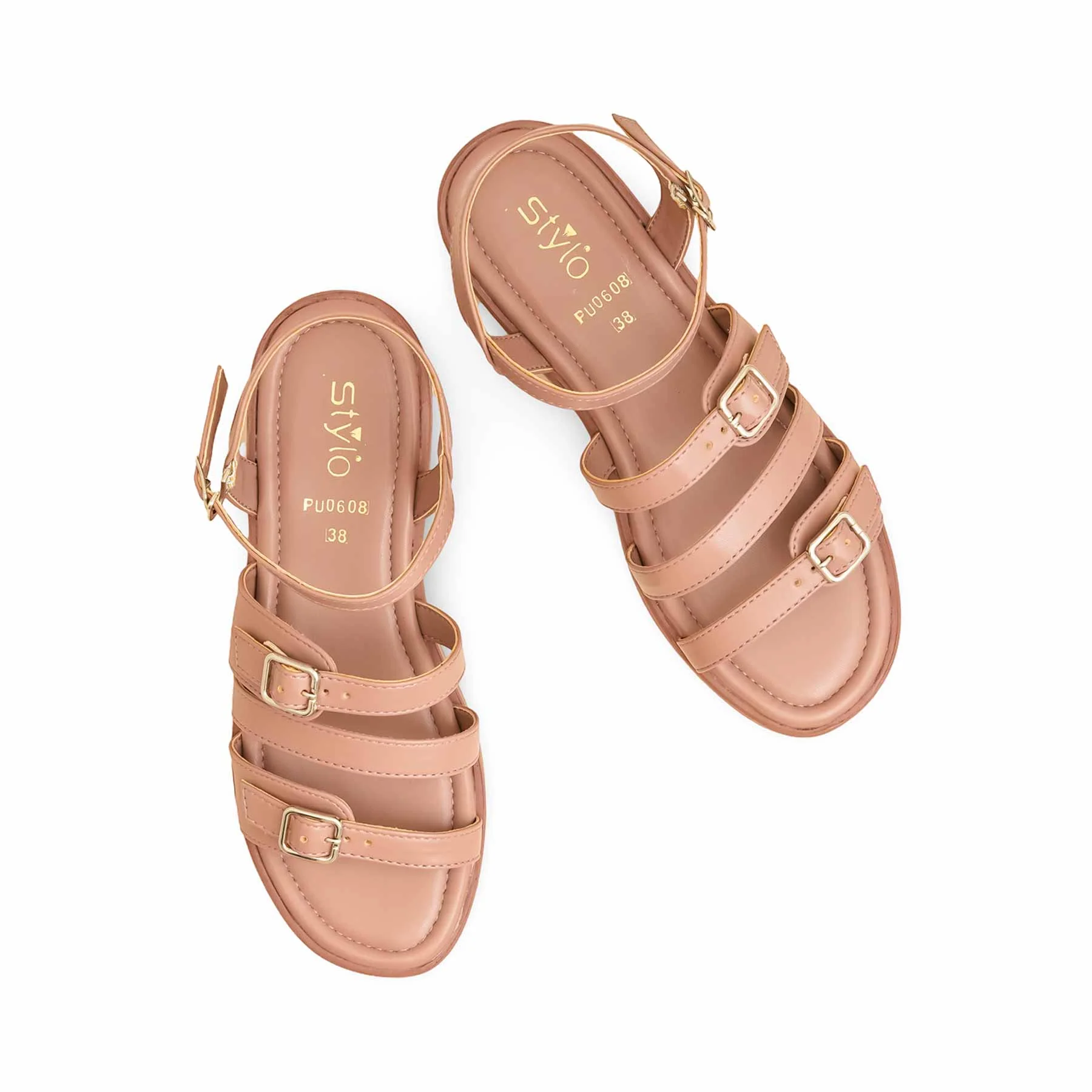 Pink Formal Sandal For Ladies PU0608 - Image 5