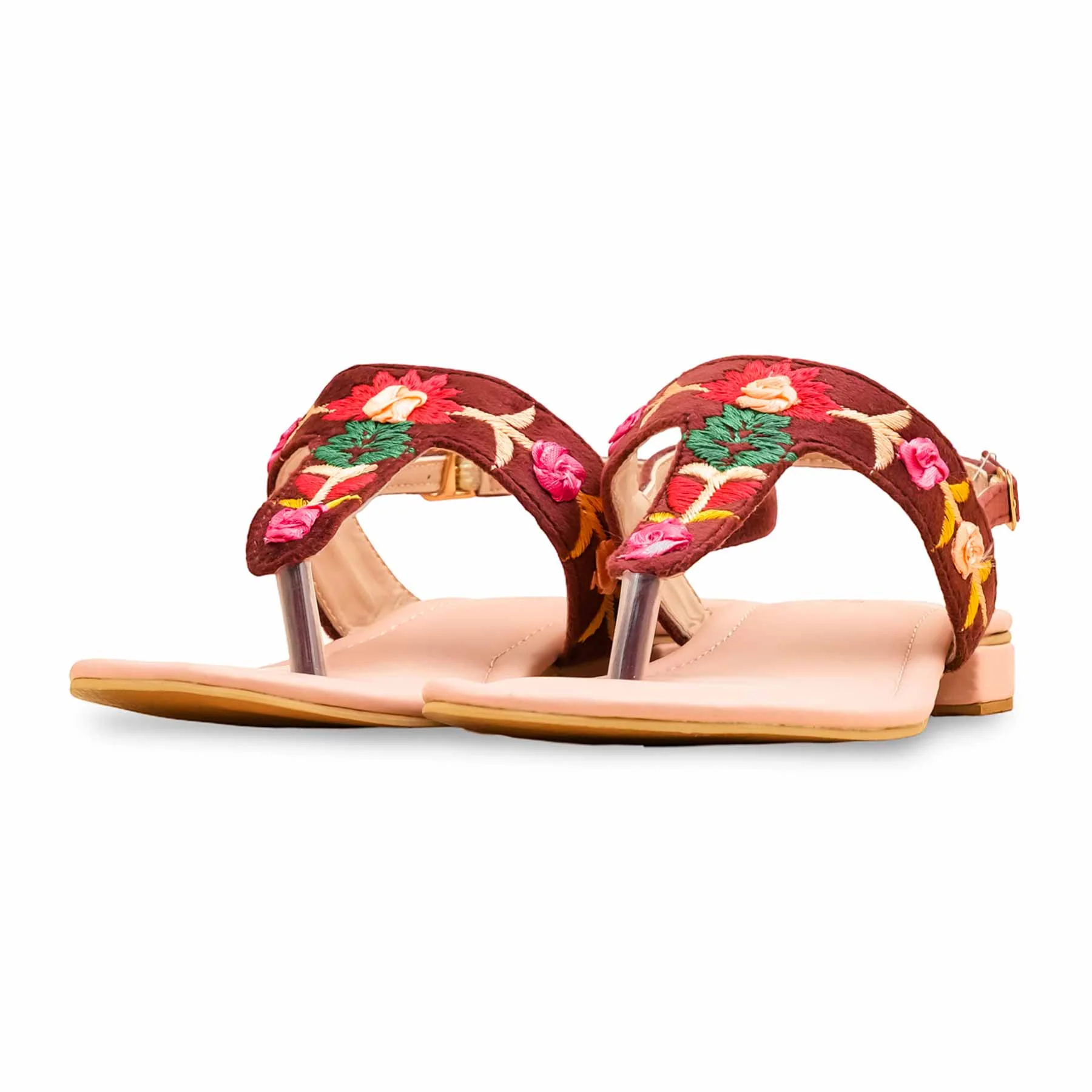 Pink Formal Sandal For Women EC3185 - Image 3