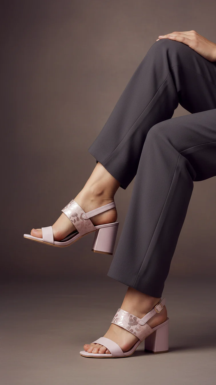 Pink Formal Sandal For Women FR5472