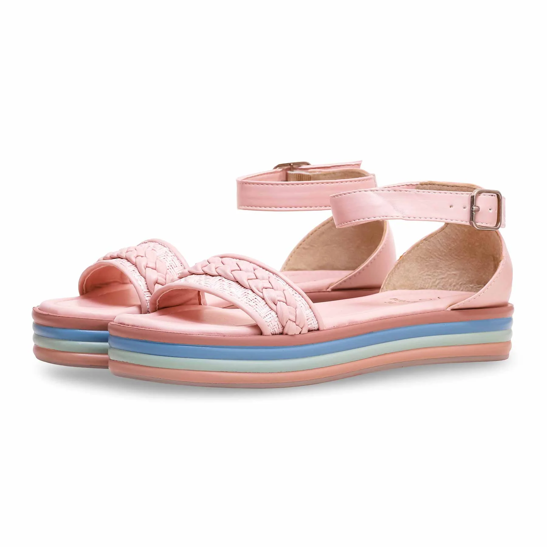 Pink Formal Sandal PU0329 - Image 3