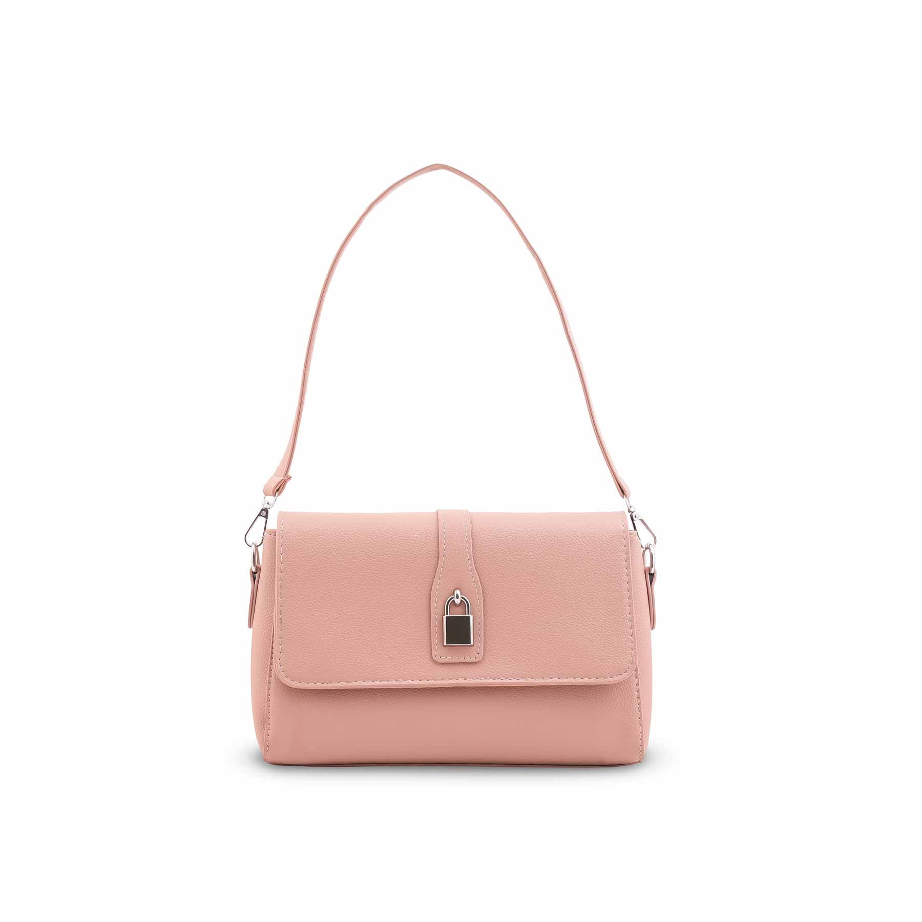 Pink Formal Shoulder Bag For Ladies P36545 - Image 2