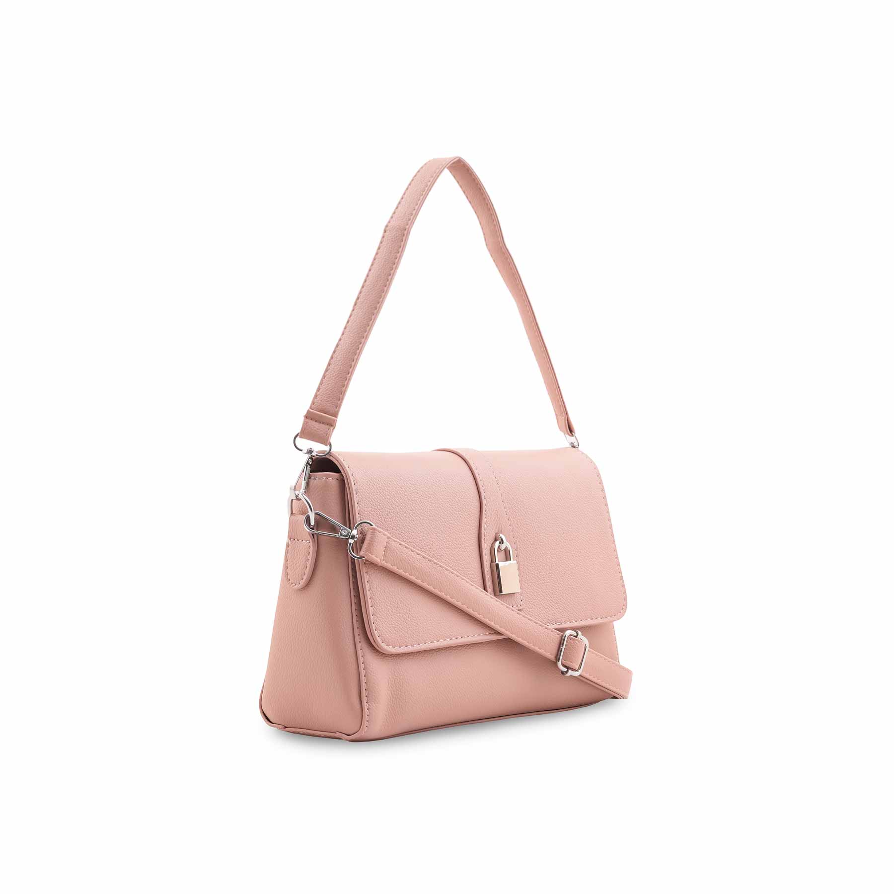 Pink Formal Shoulder Bag For Ladies P36545 - Image 3