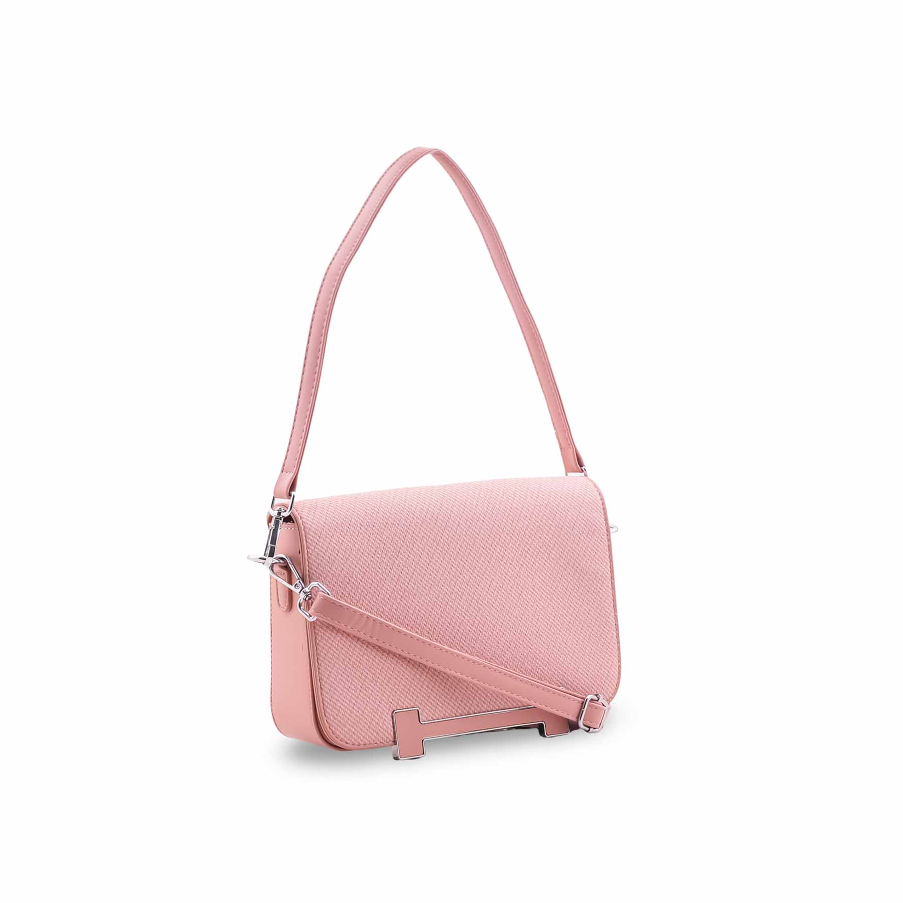 Pink Formal Shoulder Bag For Ladies P36552 - Image 3