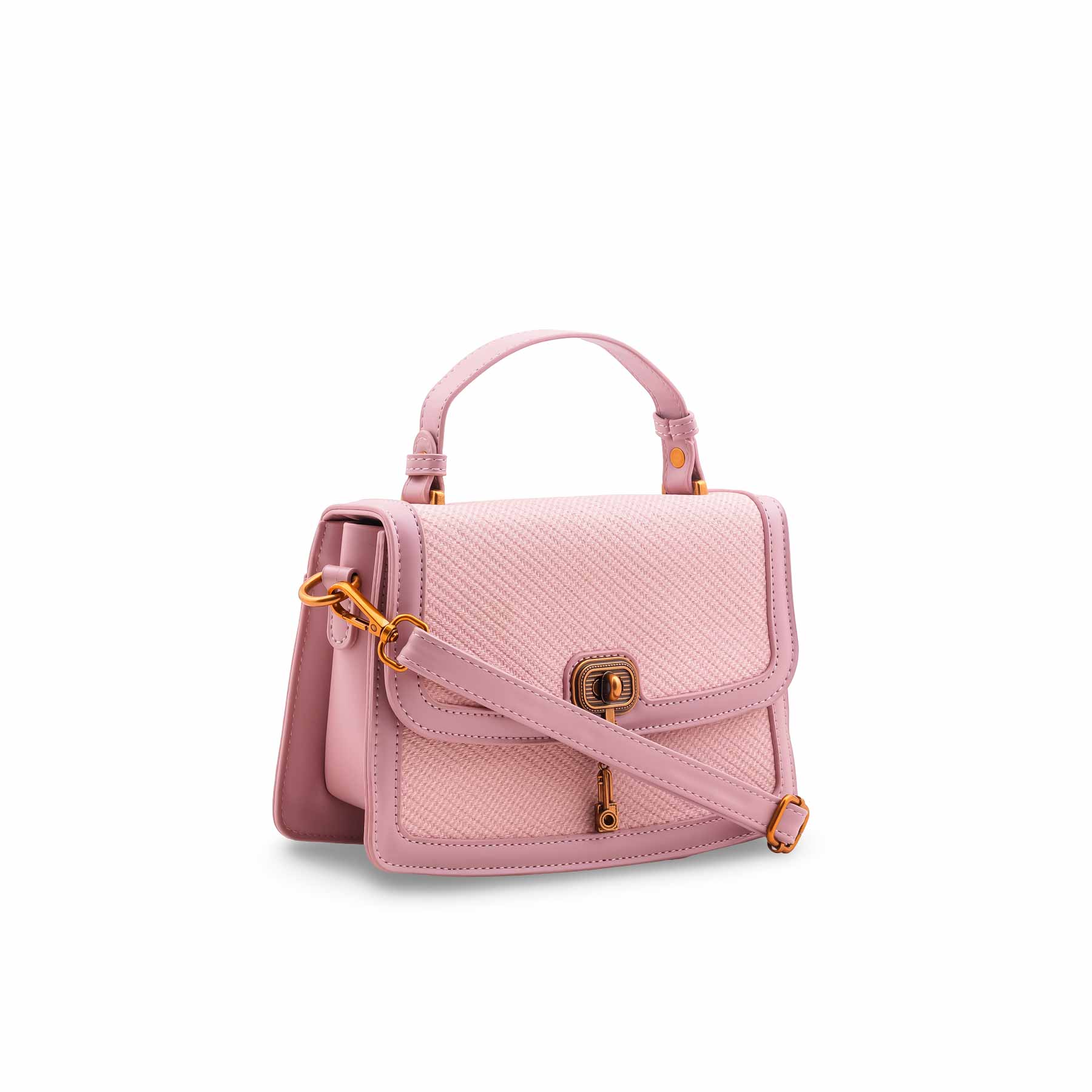 Pink Formal Shoulder Bag For Ladies P36553 - Image 3