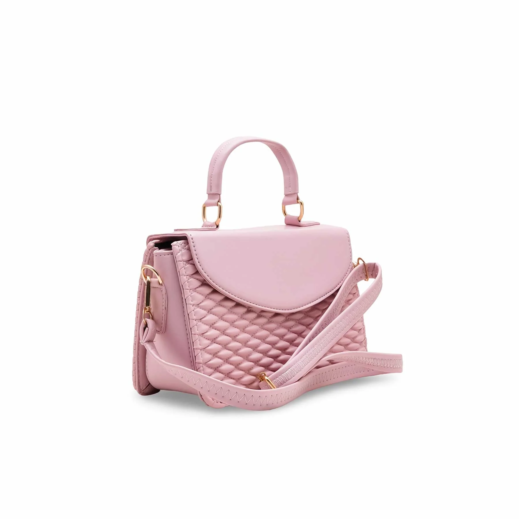Pink Formal Shoulder Bag For Ladies P55856 - Image 3