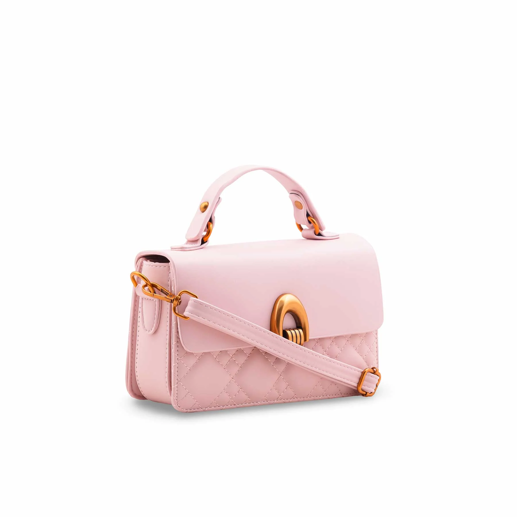 Pink Formal Shoulder Bag For Women P36548 - Image 3