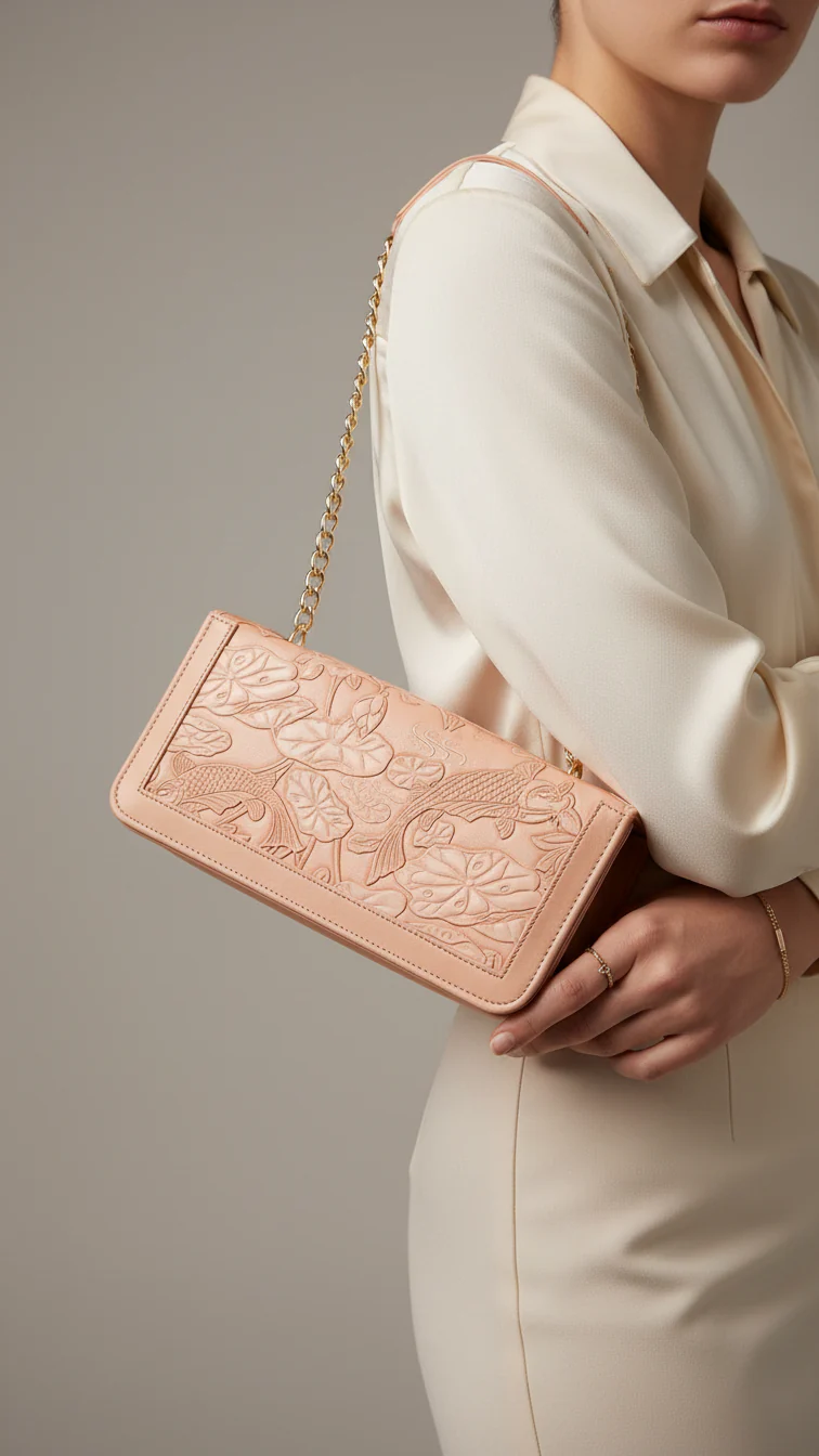 Pink Formal Shoulder Bag For Women P56309