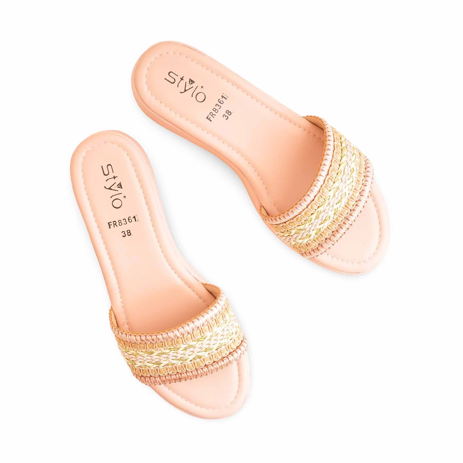 Pink Formal Slipper For Ladies FR8361 - Image 5