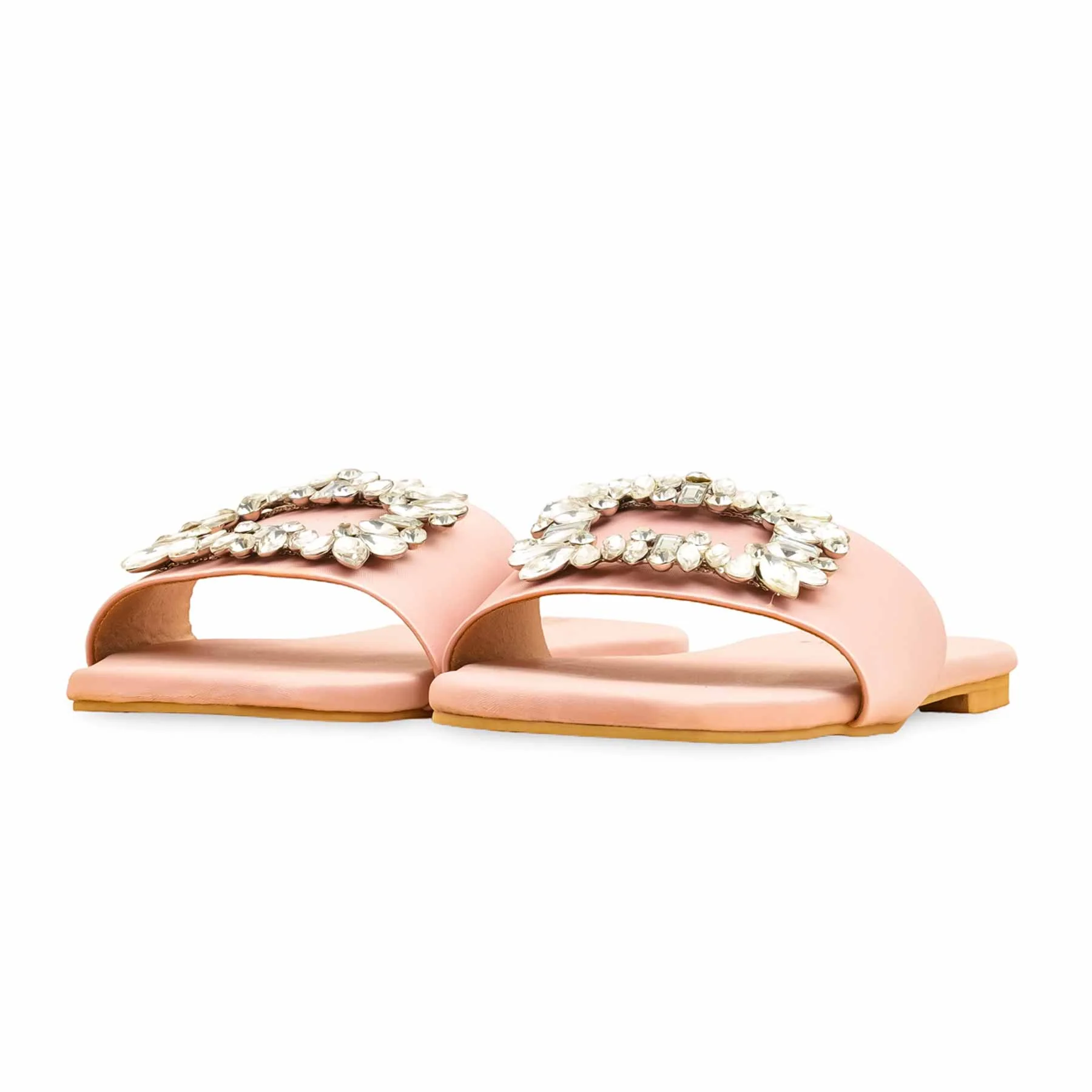 Pink Formal Slipper For Ladies FR8422 - Image 3