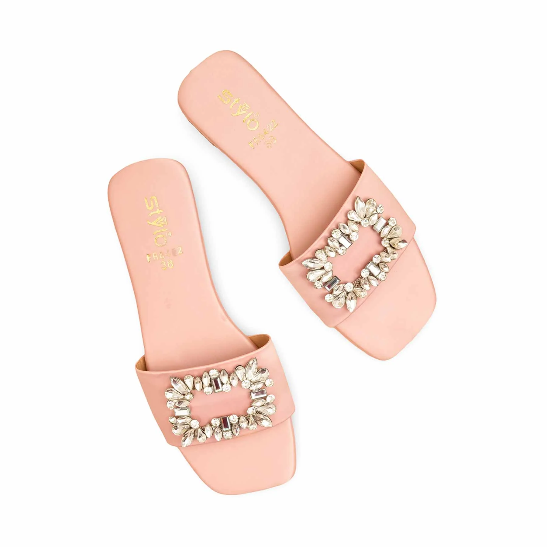Pink Formal Slipper For Ladies FR8422 - Image 5