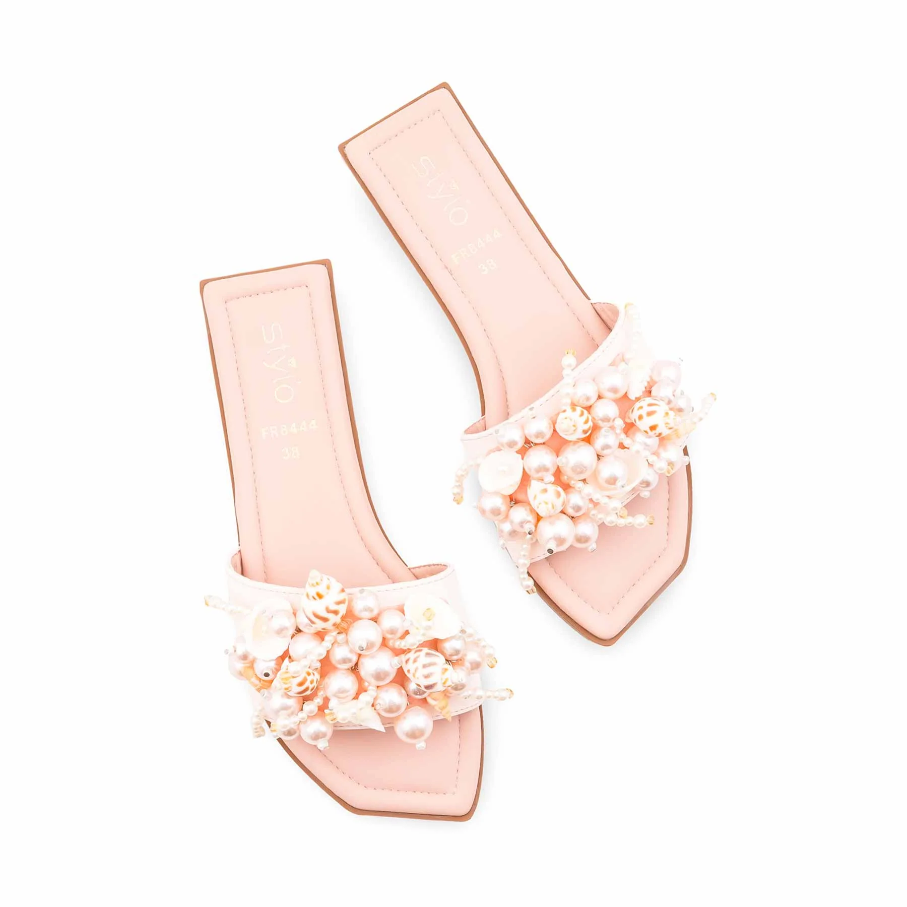 Pink Formal Slipper For Ladies FR8444 - Image 5