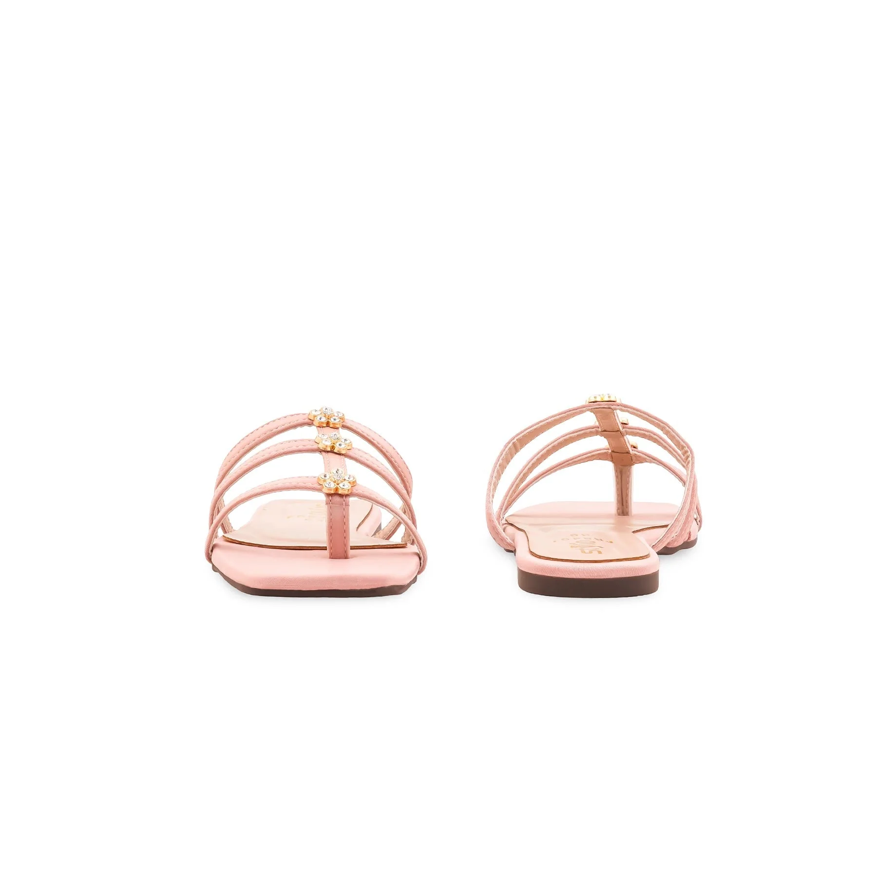 Pink Formal Slipper For Ladies FR8491 - Image 4