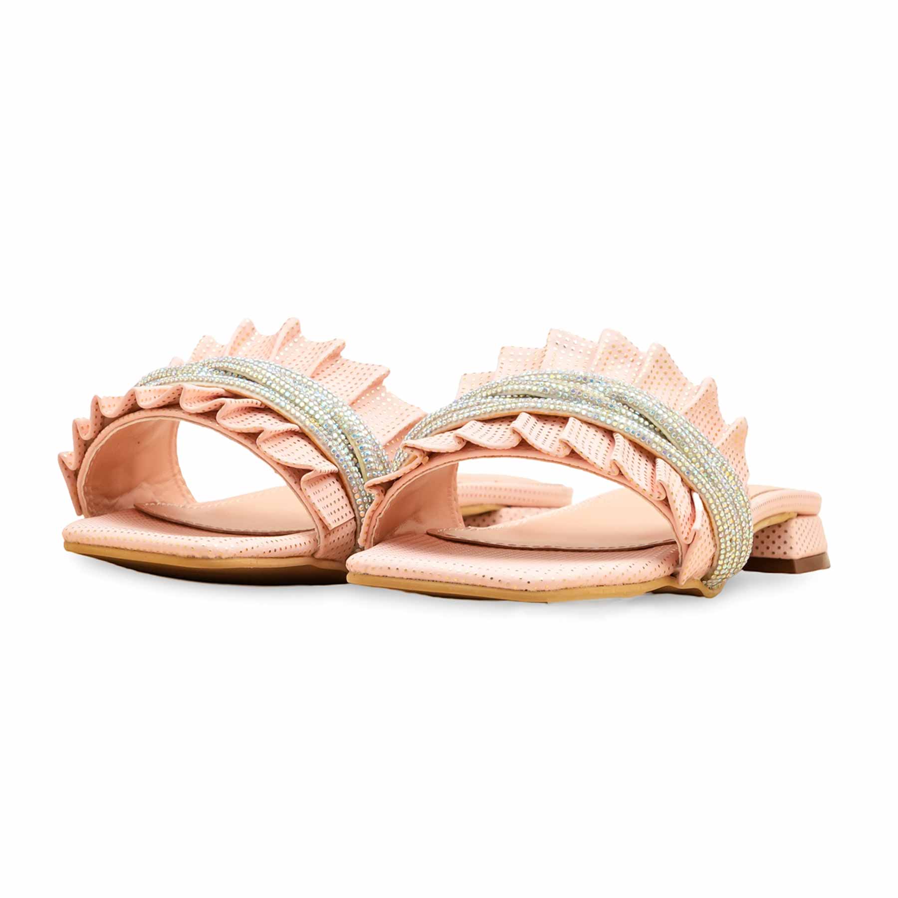 Pink Formal Slipper For Ladies FRS009 - Image 3