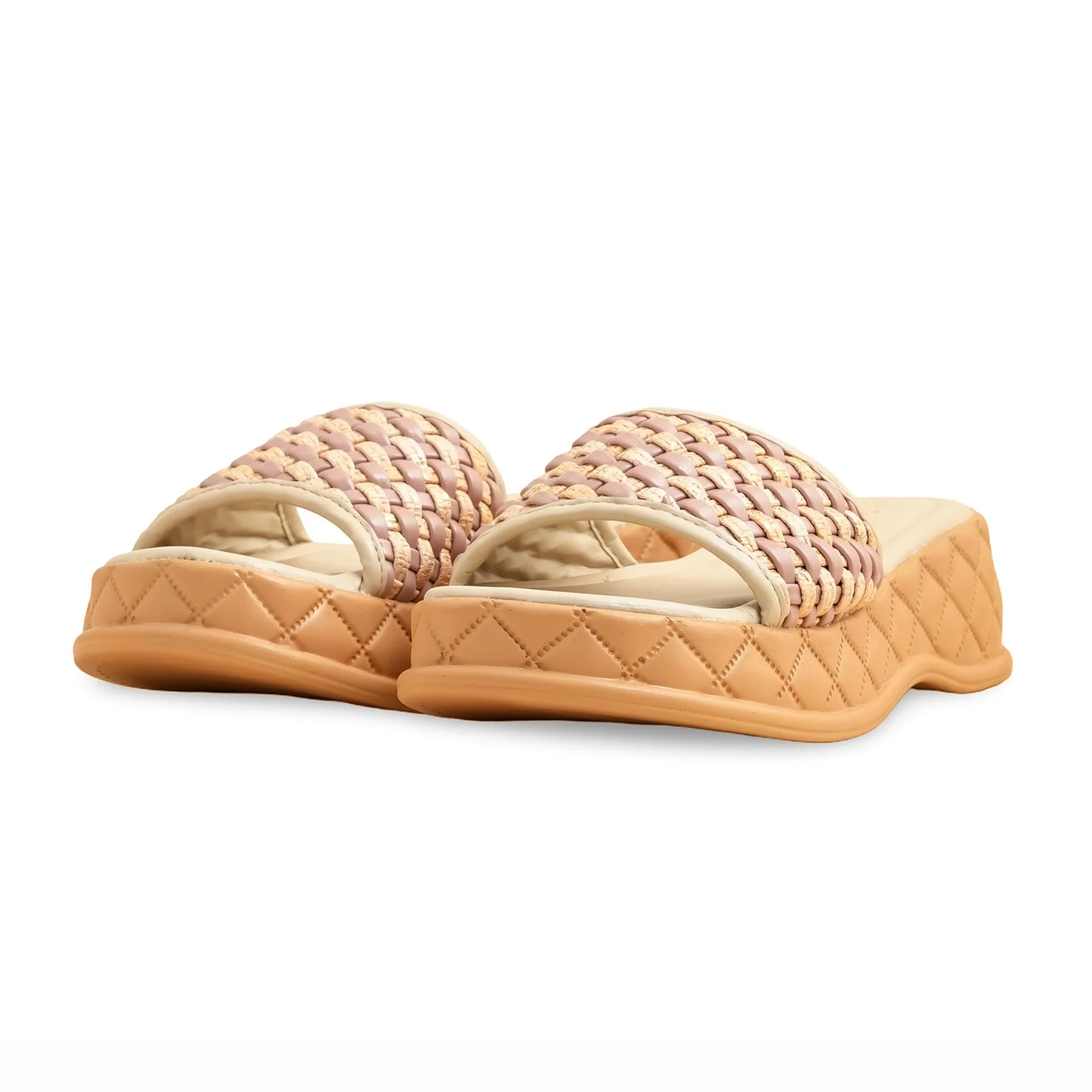 Pink Formal Slipper For Ladies PU0561 - Image 3