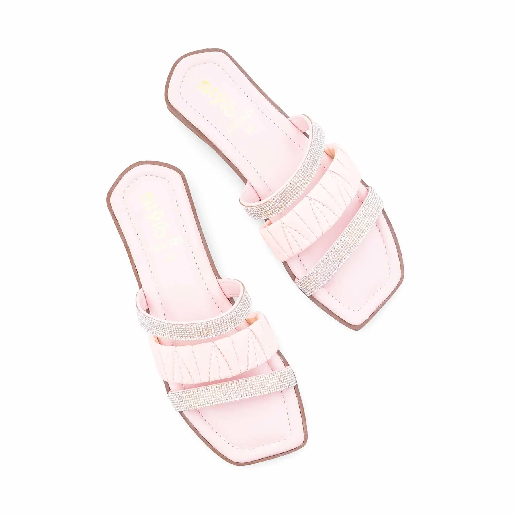 Pink Formal Slipper For Women FR8529 - Image 5