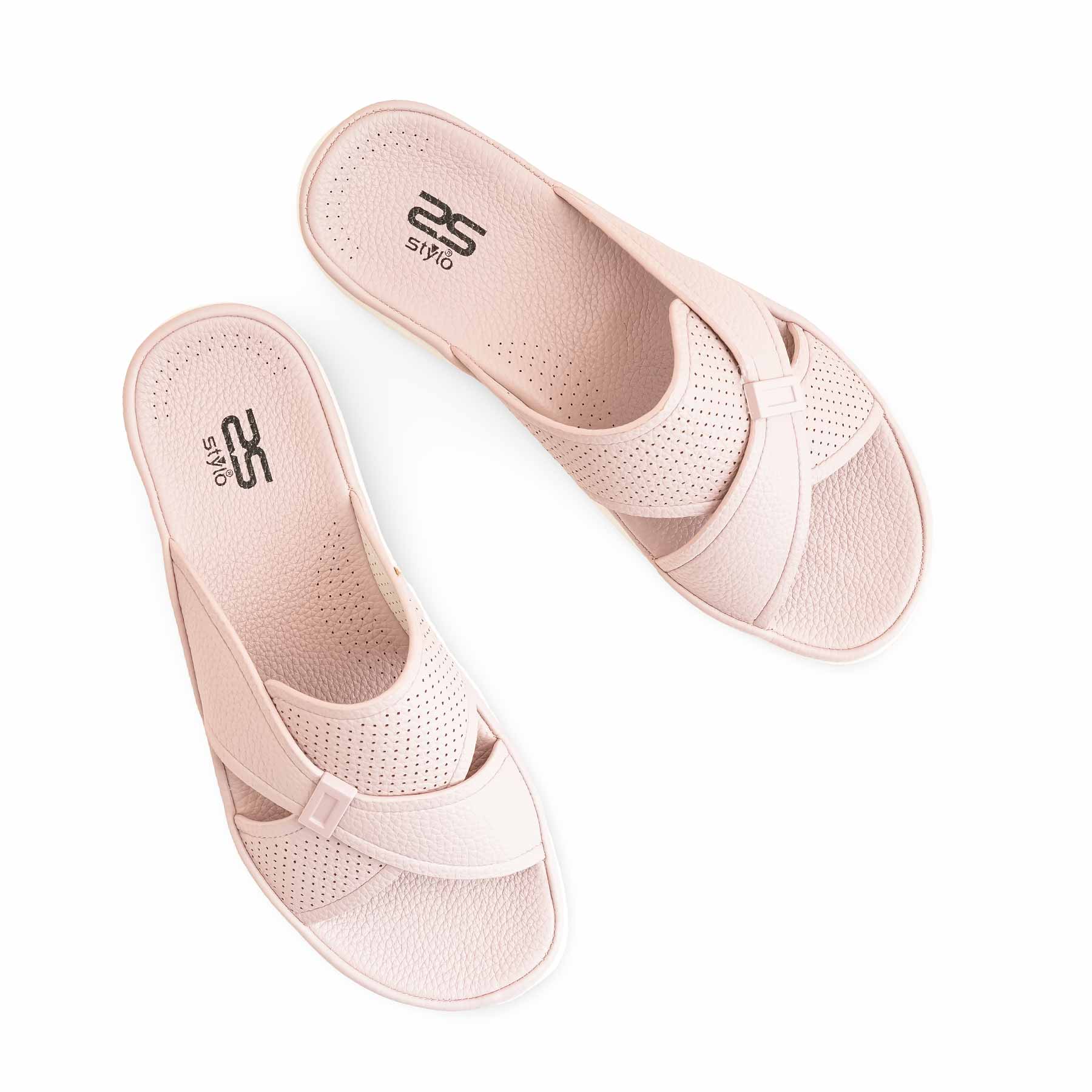 Pink Formal Slipper For Women PU0375 - Image 5