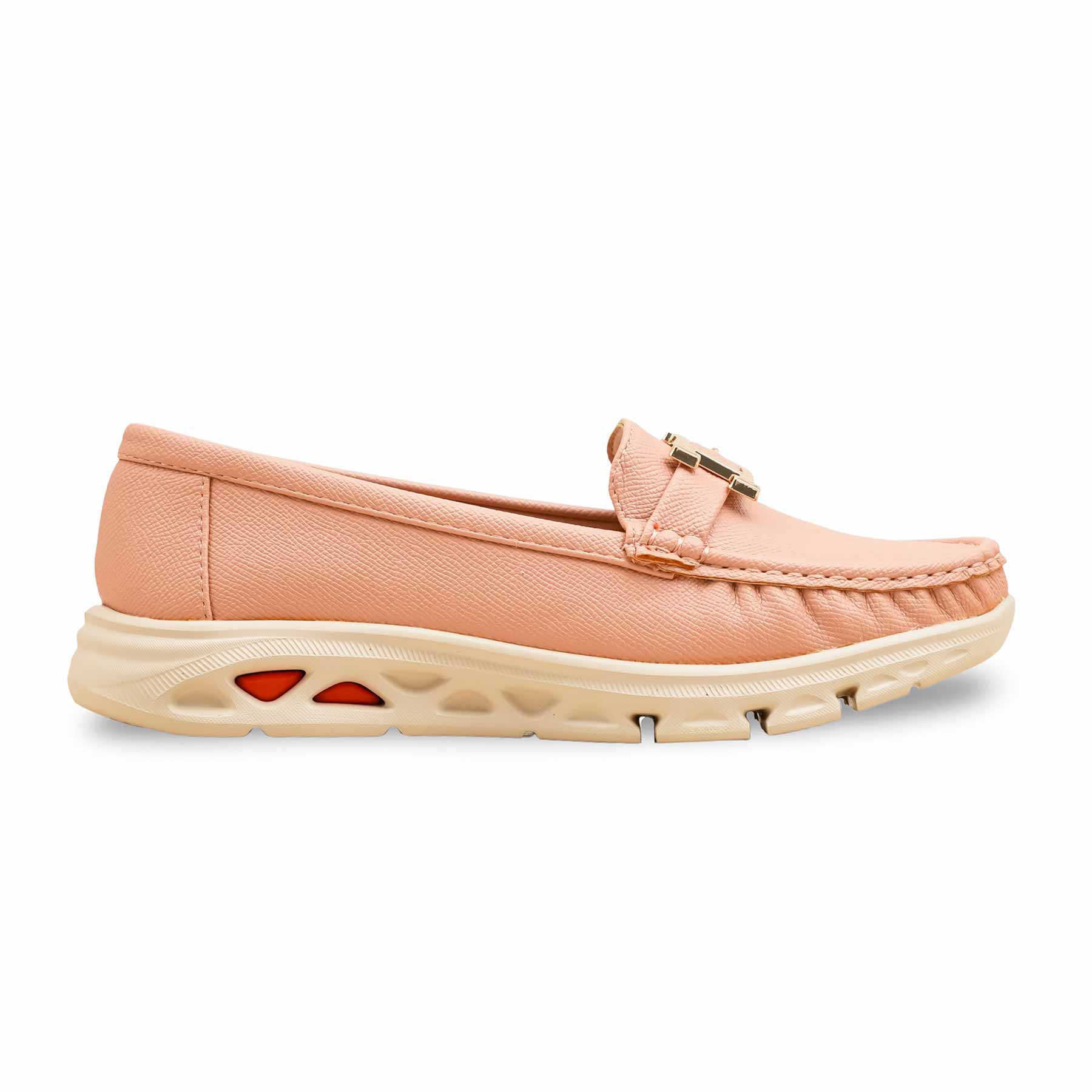 Pink Moccasin For Ladies WN4517 - Image 3