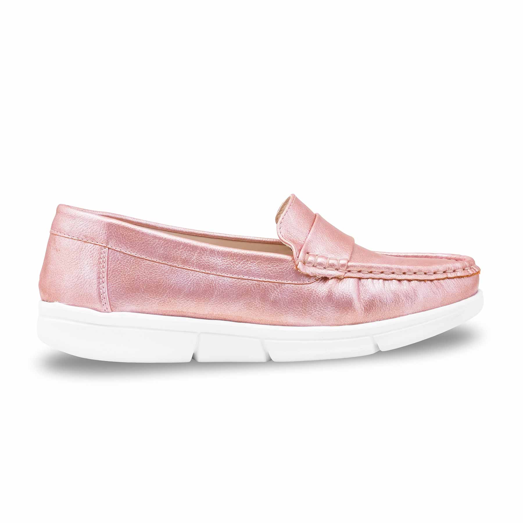 Pink Moccasin For Ladies WN4539 - Image 2