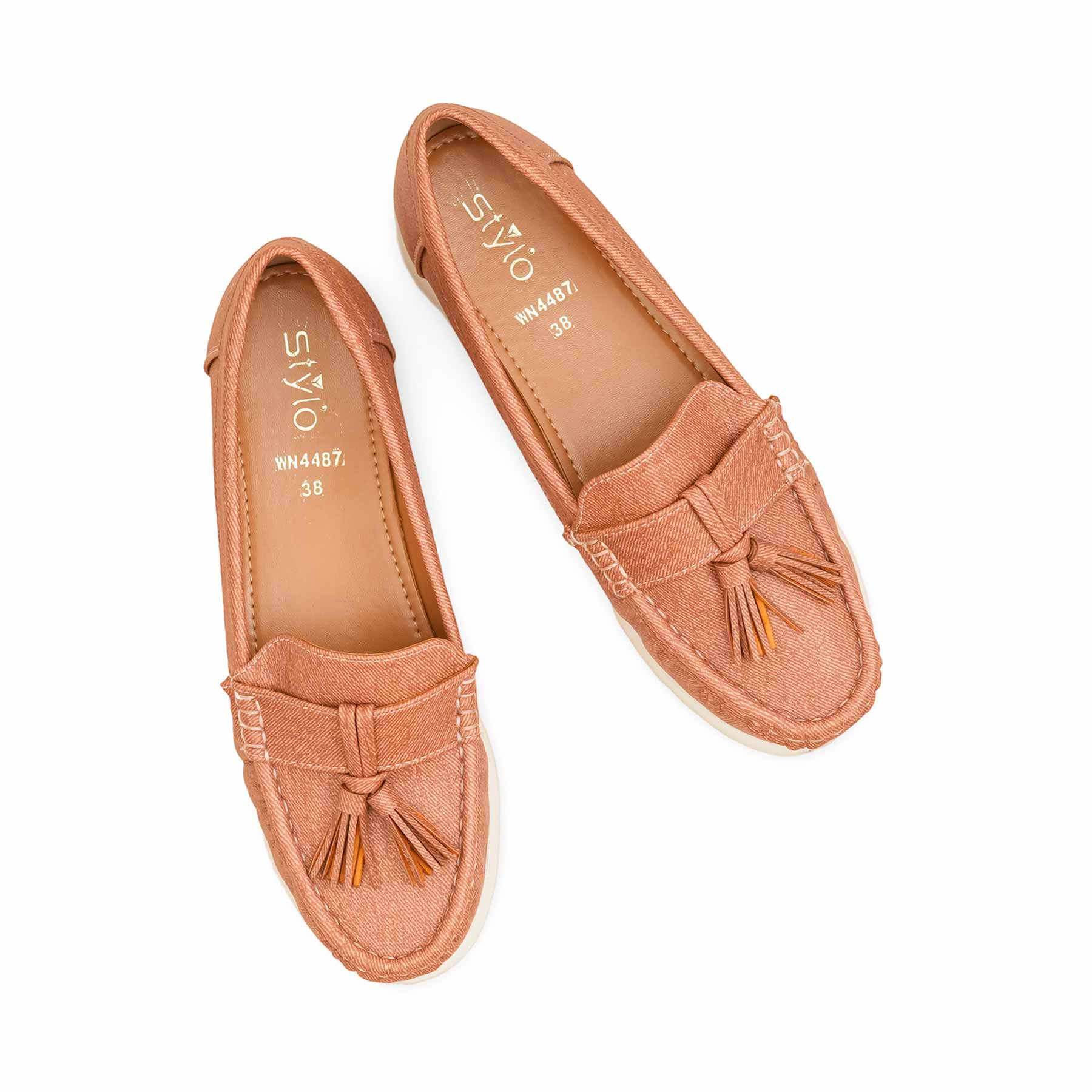 Pink Moccasin For Women WN4487 - Image 5