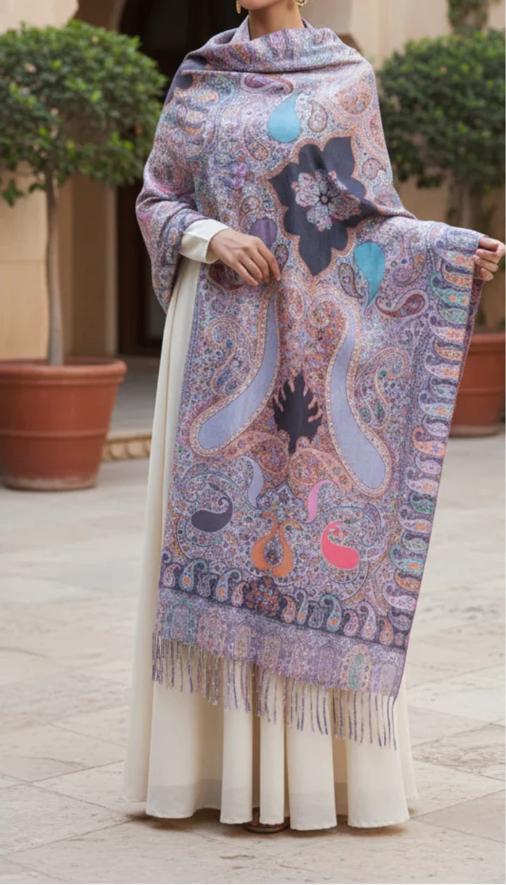 Pink Winter Stole PN5177