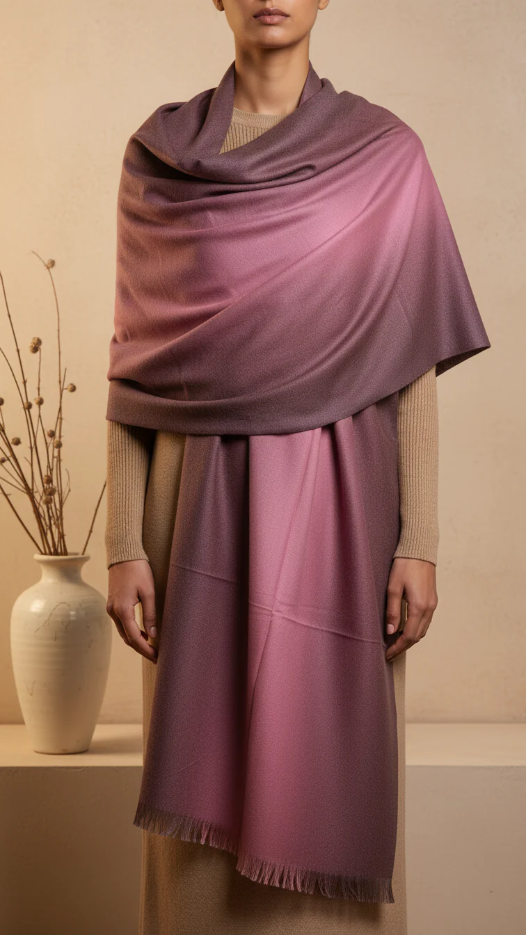 Pink Winter Stole PW5755