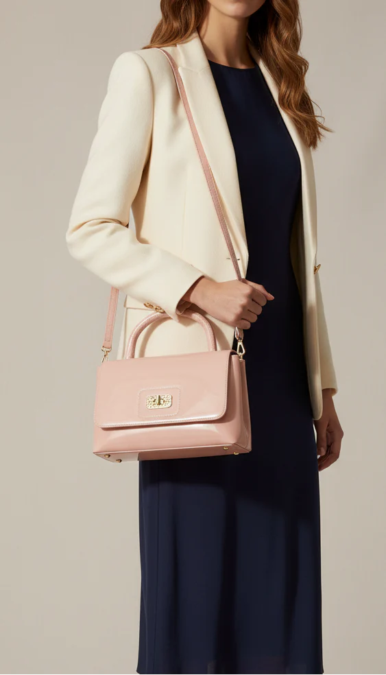 Pink Women Formal Shoulder Bag P55812