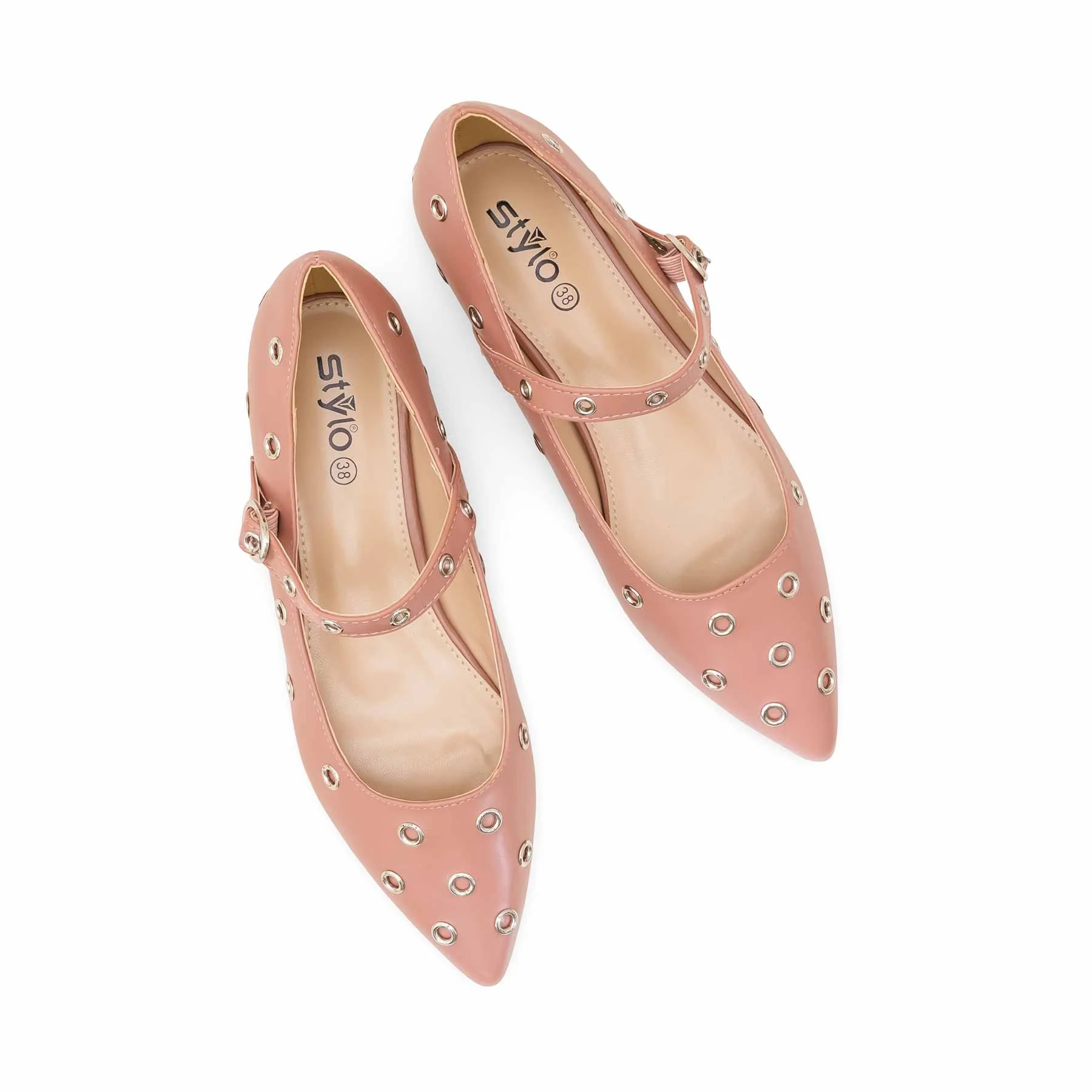 Pink Women Pumps WN1286 - Image 5